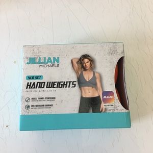New Jillian Michaels 4lb weights set workout